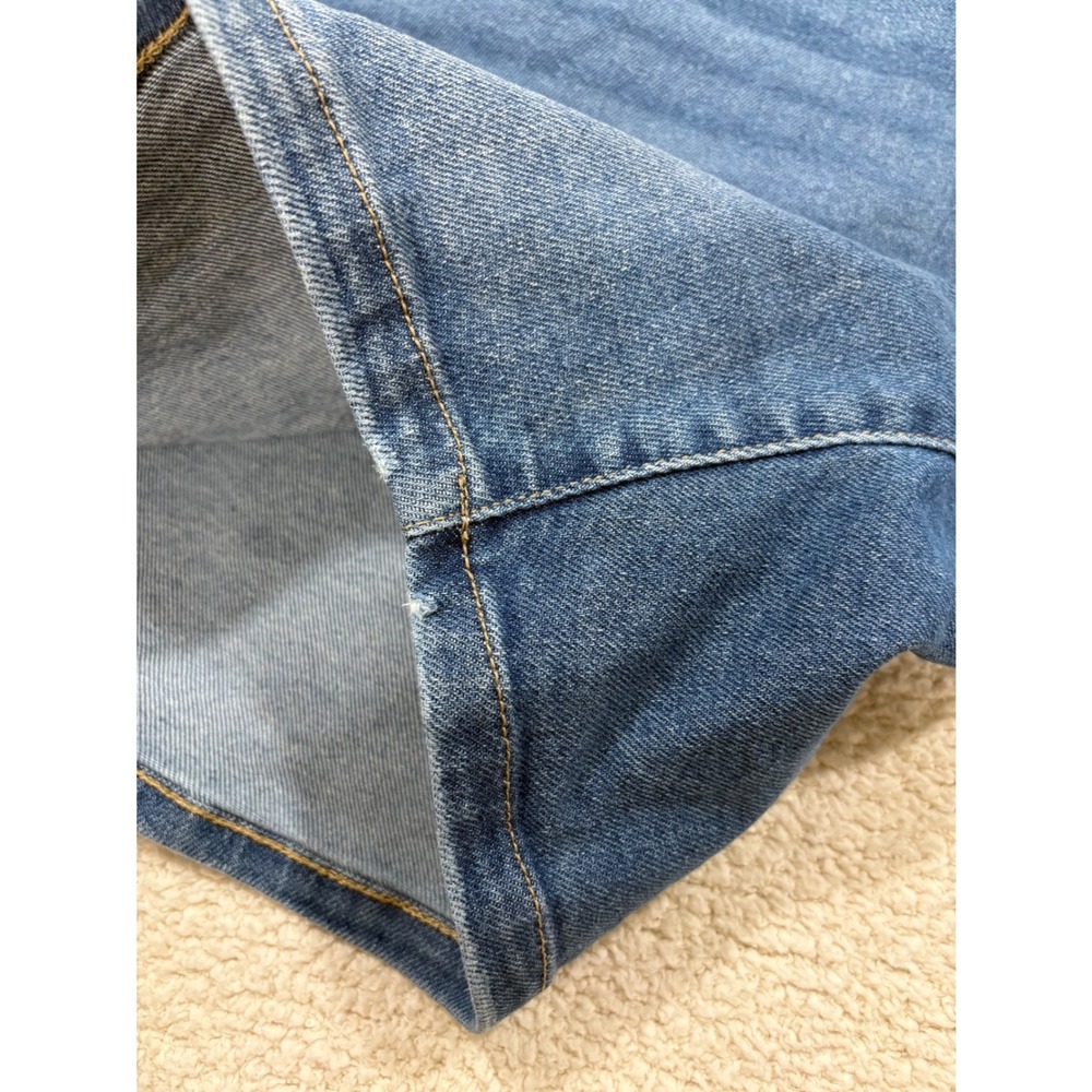 Lularoe Denim Jean Shorts Medium Wash Blue Size 34 Stretch 7" High Rise - Picture 2 of 8